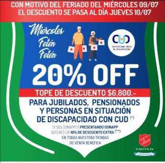 PROMO JUBILADOS y PERSONAS CON DISCAPACIDAD
