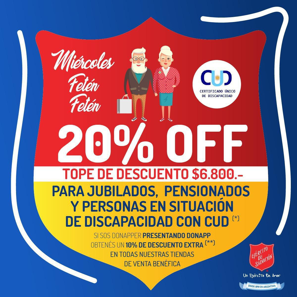 PROMO JUBILADOS y PERSONAS CON DISCAPACIDAD