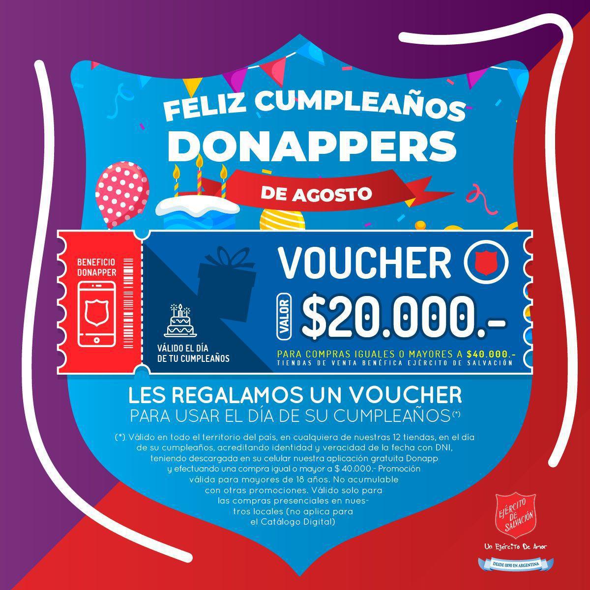 ¡Feliz Vóucher de Cumpleaños! 🎁🎂 Un regalo para vos...