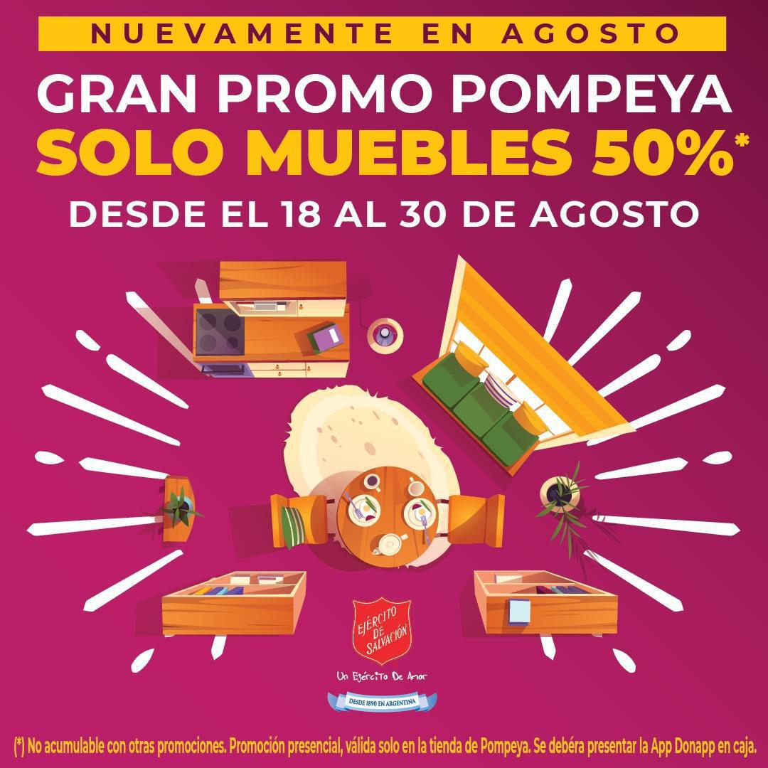¡¡Gran Promo de Muebles al 50%!! TVB Pompeya