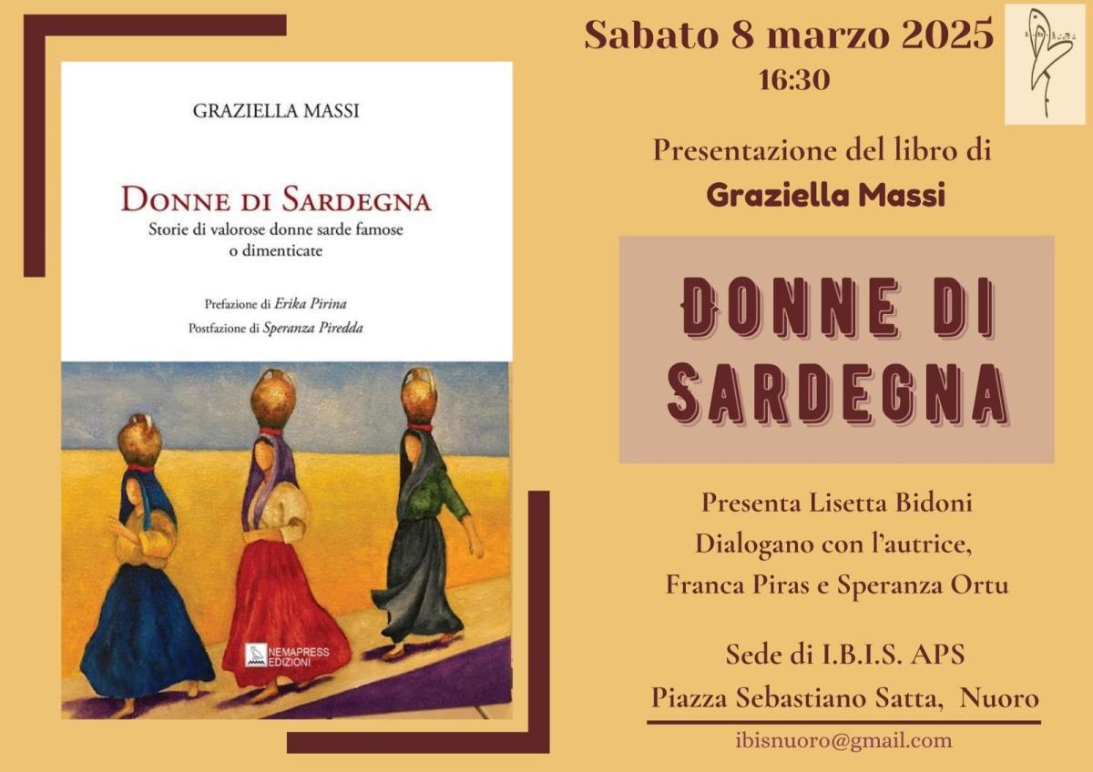 Centro Culturale IBIS // Presentazione del libro di Graziella Massi “Donne di Sardegna" Centro Culturale IBIS // Presentazione del libro di Graziella Massi “Donne di Sardegna"