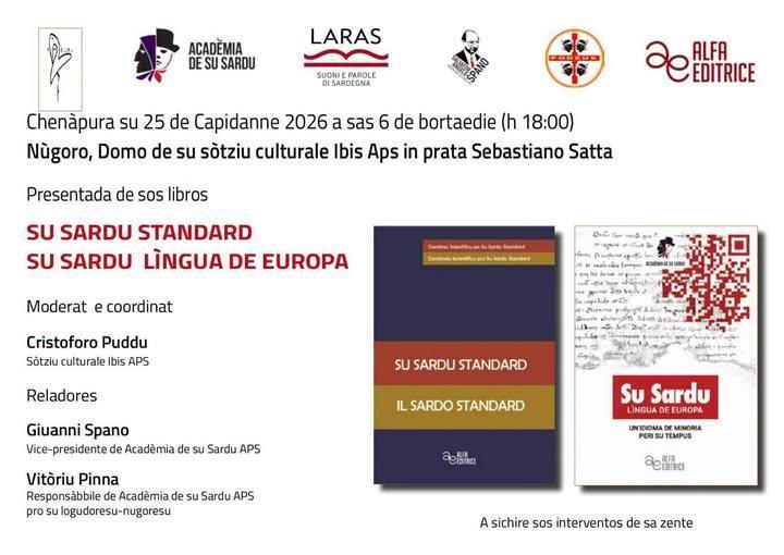 Centro Culturale IBIS // Presentazione dei libri 'Su Sardu Standard' e 'Su Sardu, lìngua de Europa'