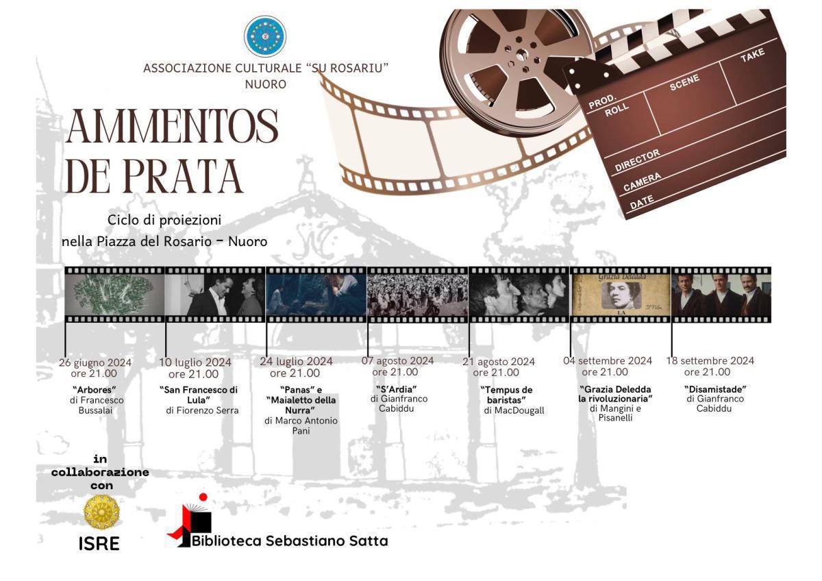 Associazione Culturale "Su Rosariu" // Serie Proiezioni Ammentos de Prata - "Grazia Deledda la rivoluzionaria" di Mangini e Pisanelli