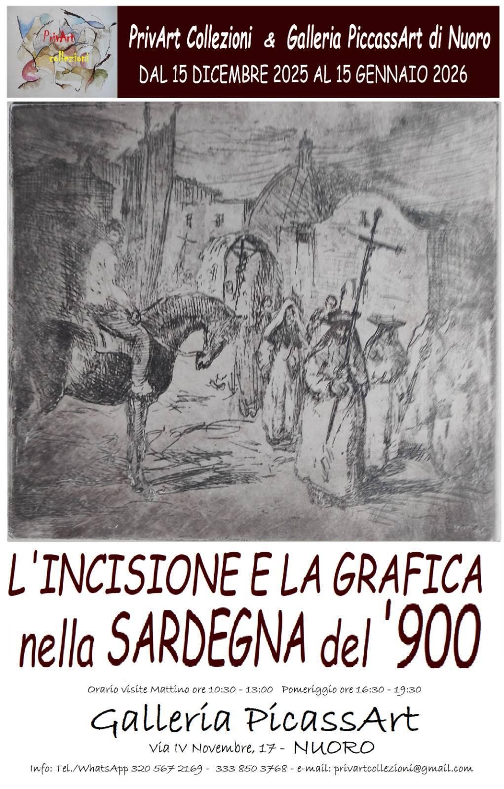 Galleria Picassart // Mostra "L’incisione e la grafica nella Sardegna del ’900"