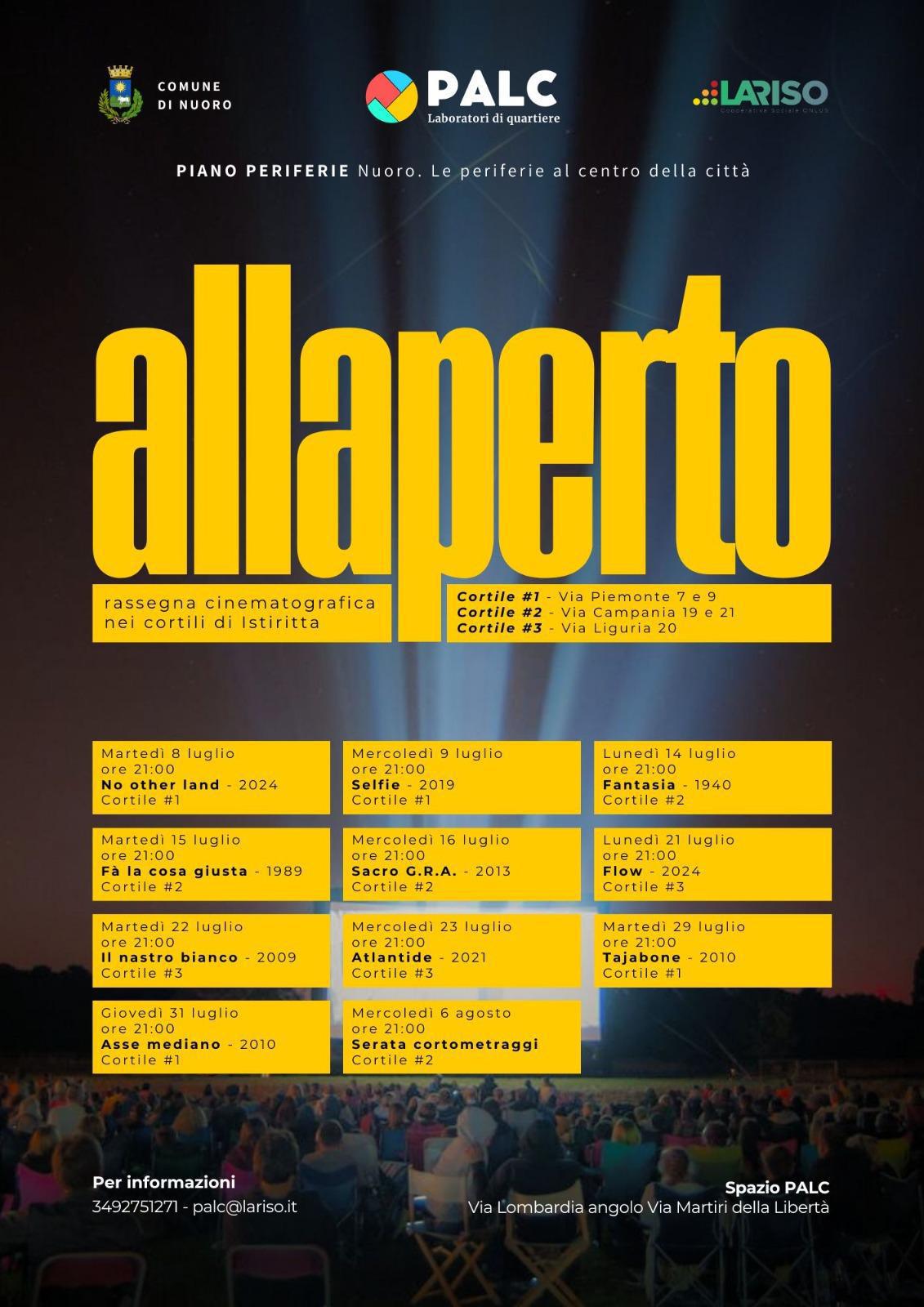 PALC // ALLAPERTO - Rassegna Cinematografica - FANTASIA PALC // ALLAPERTO - Rassegna Cinematografica - FANTASIA