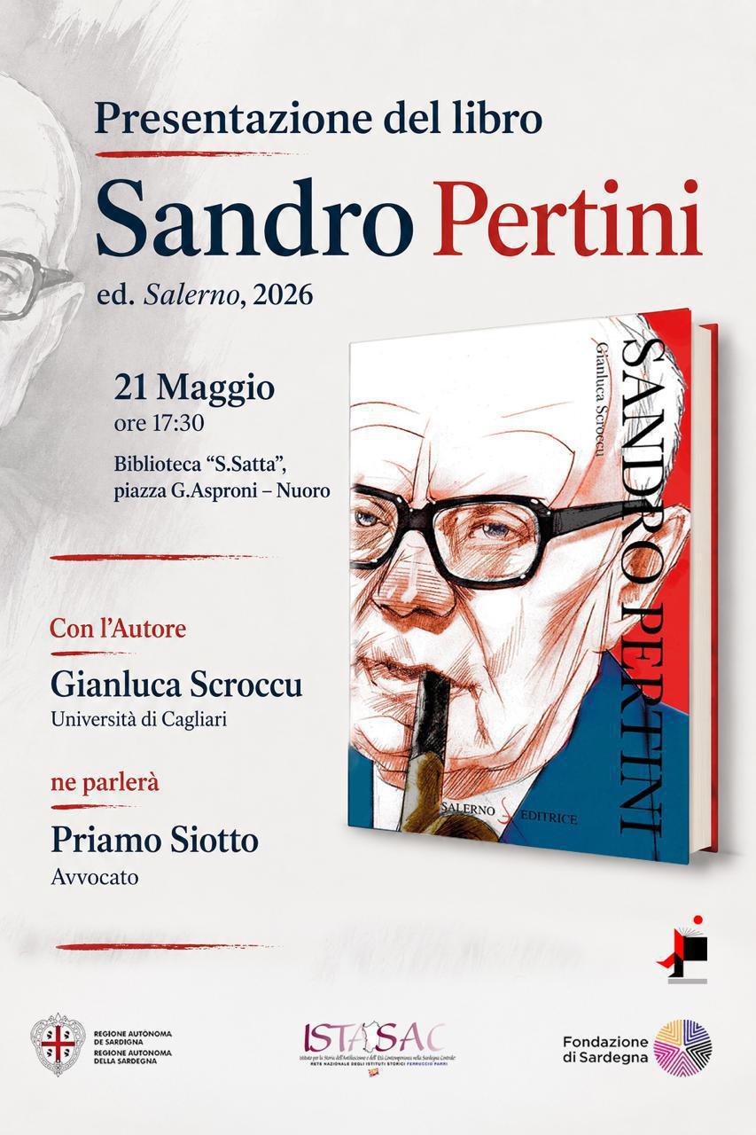 Auditorium Biblioteca Satta // Presentazione del libro di Gianluca Scroccu "Sandro Pertini"