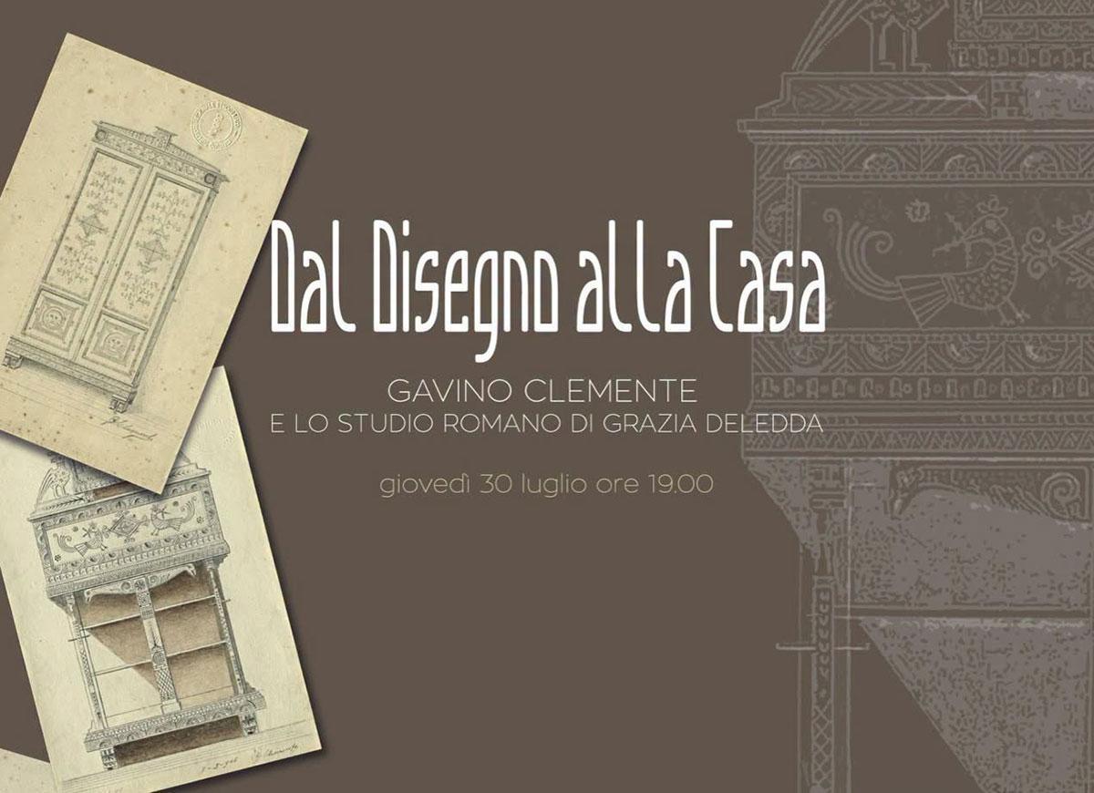 Casa Museo Grazia Deledda // Dal disegno alla casa. Gavino Clemente e lo Studio romano di Grazia Deledda