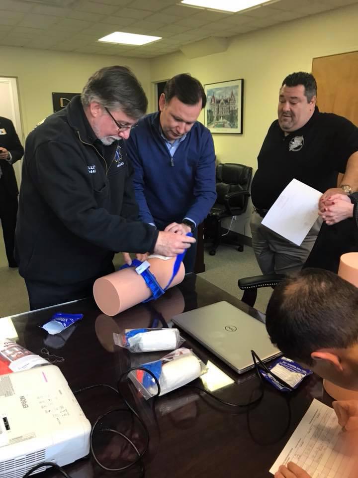 Cusick & SIUH Co-host Stop The Bleed Training 