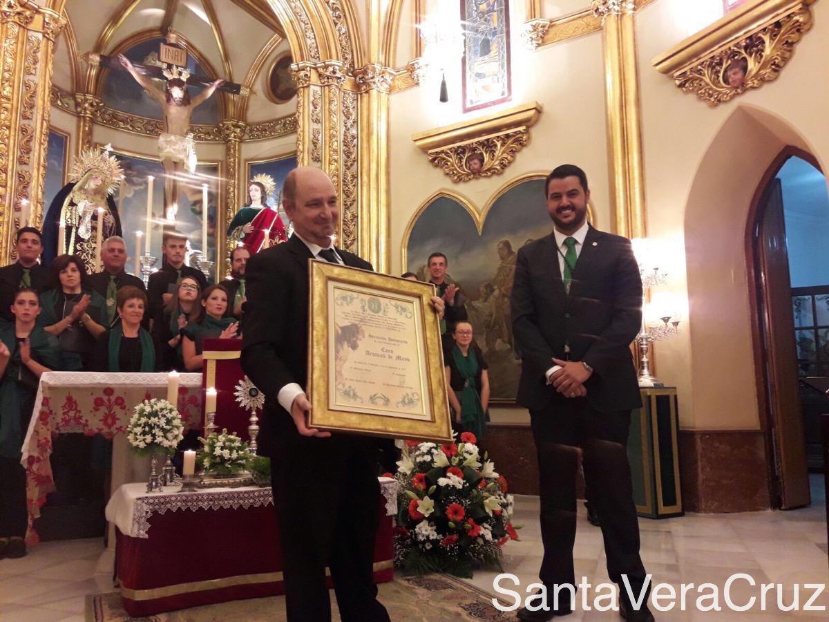 Día de la Exaltación de la Cruz. Hermano Honorario y Recital de la Coral. 40º Cena de Hermandad. Día de la Exaltación de la Cruz. Hermano Honorario y Recital de la Coral. 40º Cena de Hermandad.