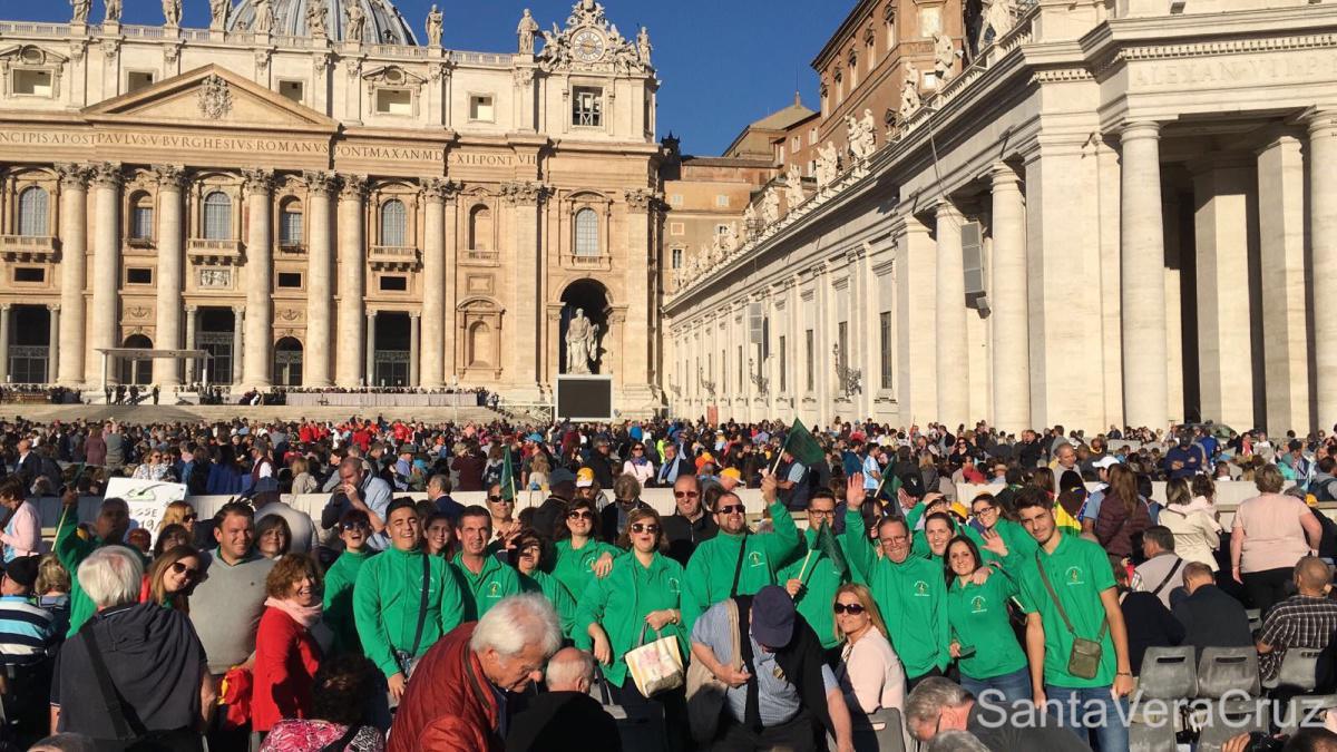Peregrinación a Italia. Día 1. Audiencia con el Papa Francisco I Peregrinación a Italia. Día 1. Audiencia con el Papa Francisco I