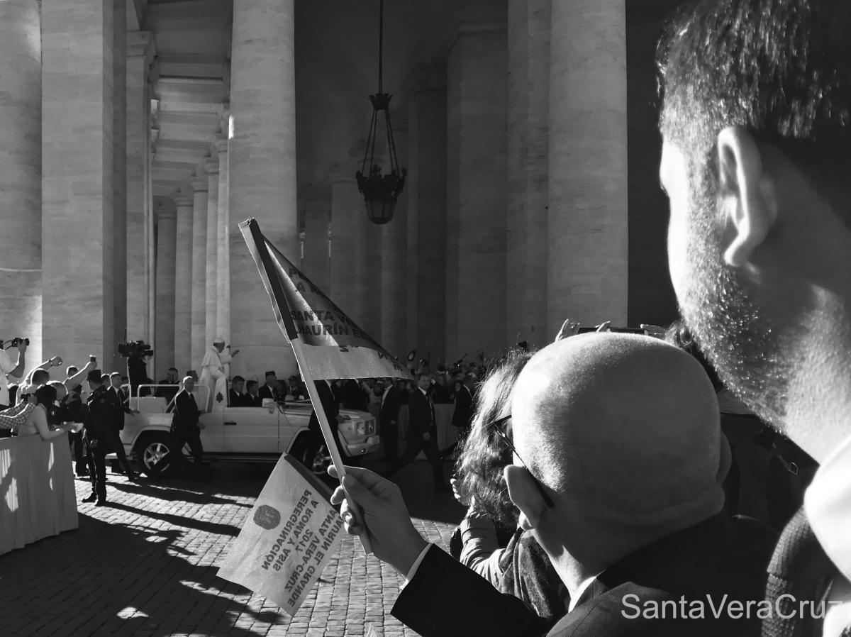 Peregrinación a Italia. Día 1. Audiencia con el Papa Francisco I Peregrinación a Italia. Día 1. Audiencia con el Papa Francisco I