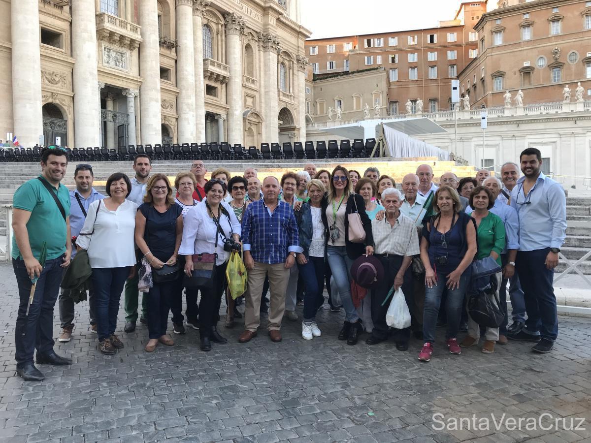 Peregrinación a Italia. Día 1. Audiencia con el Papa Francisco I Peregrinación a Italia. Día 1. Audiencia con el Papa Francisco I