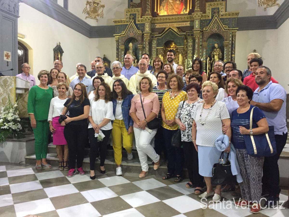 Primera semana del curso cofrade con gran participación de la Vera+Cruz en los actos celebrados: Romería en honor al Señor de las Agonías y Jubileo Sacerdotal del Padre Javier. Primera semana del curso cofrade con gran participación de la Vera+Cruz en los actos celebrados: Romería en honor al Señor de las Agonías y Jubileo Sacerdotal del Padre Javier.