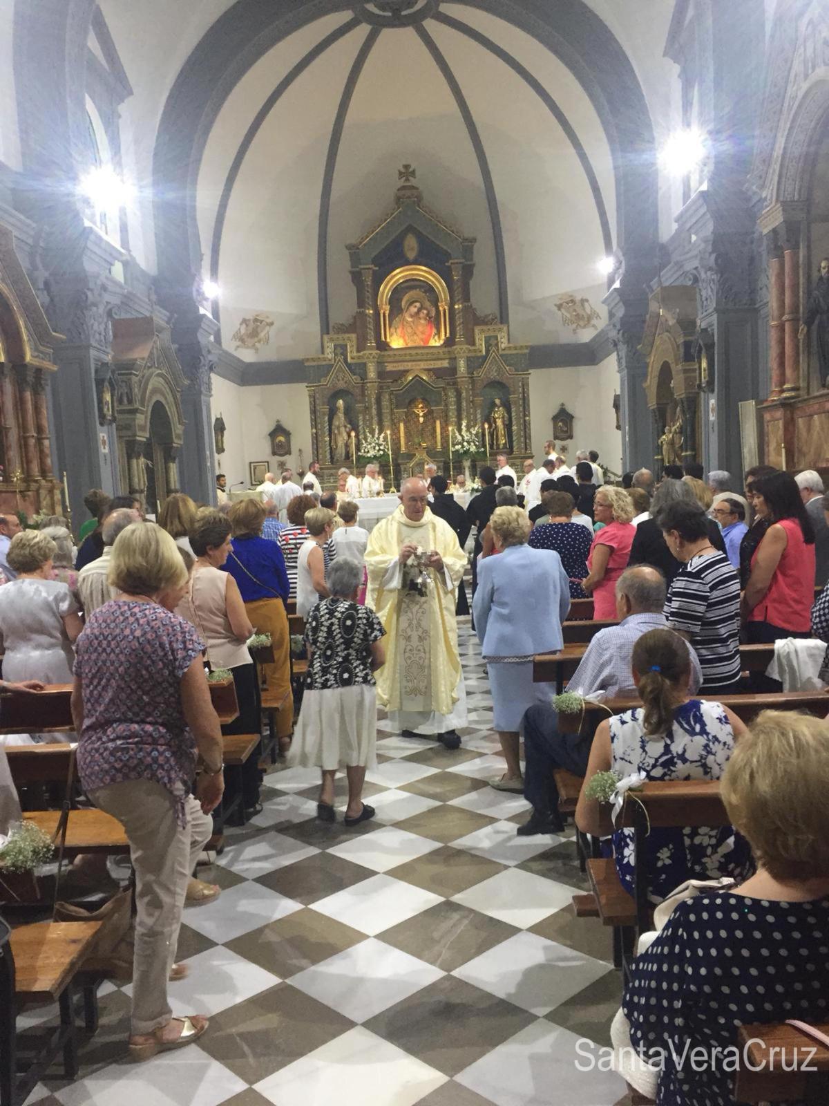 Primera semana del curso cofrade con gran participación de la Vera+Cruz en los actos celebrados: Romería en honor al Señor de las Agonías y Jubileo Sacerdotal del Padre Javier. Primera semana del curso cofrade con gran participación de la Vera+Cruz en los actos celebrados: Romería en honor al Señor de las Agonías y Jubileo Sacerdotal del Padre Javier.