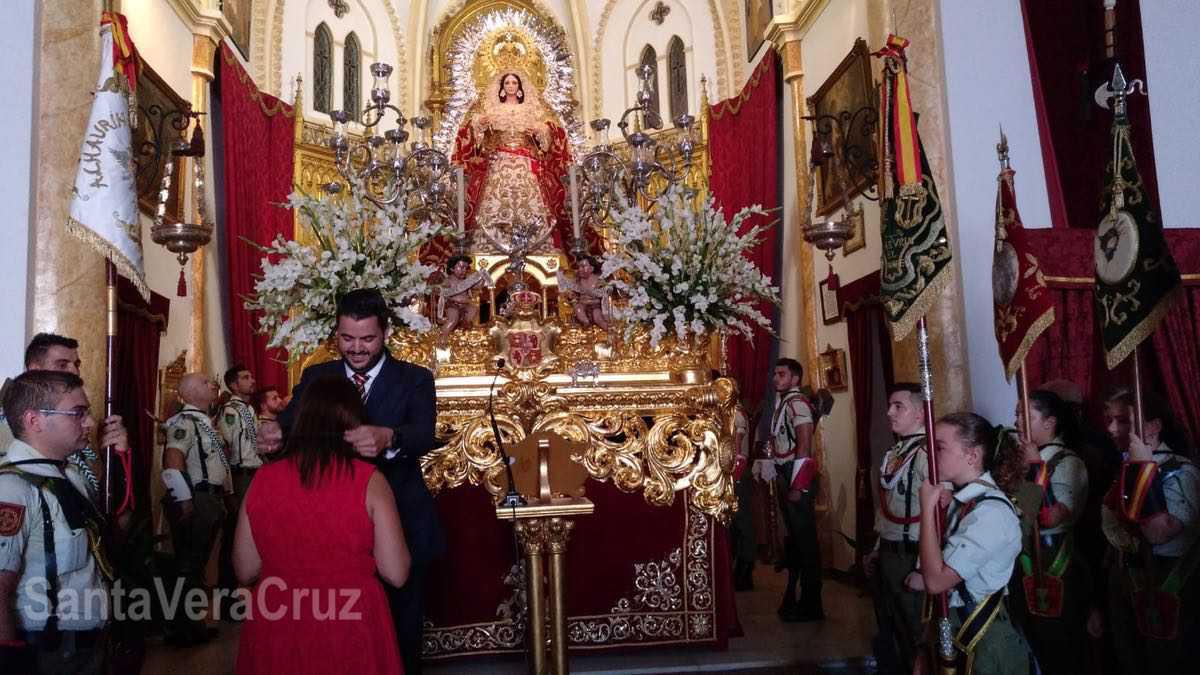 Histórico hermanamiento de nuestra Cofradía con la Vera+Cruz de Aznalcázar (Sevilla), donde participó La Pepa Histórico hermanamiento de nuestra Cofradía con la Vera+Cruz de Aznalcázar (Sevilla), donde participó La Pepa