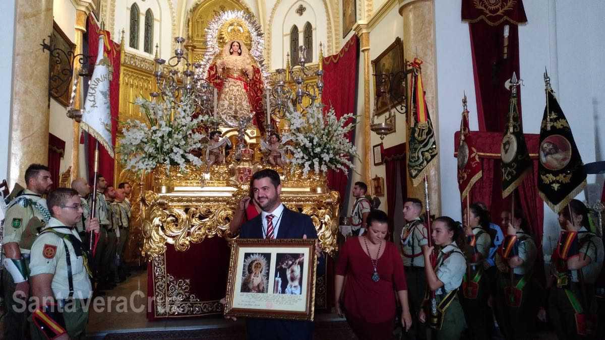 Histórico hermanamiento de nuestra Cofradía con la Vera+Cruz de Aznalcázar (Sevilla), donde participó La Pepa Histórico hermanamiento de nuestra Cofradía con la Vera+Cruz de Aznalcázar (Sevilla), donde participó La Pepa