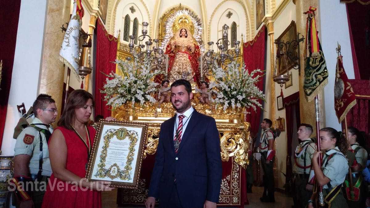 Histórico hermanamiento de nuestra Cofradía con la Vera+Cruz de Aznalcázar (Sevilla), donde participó La Pepa Histórico hermanamiento de nuestra Cofradía con la Vera+Cruz de Aznalcázar (Sevilla), donde participó La Pepa