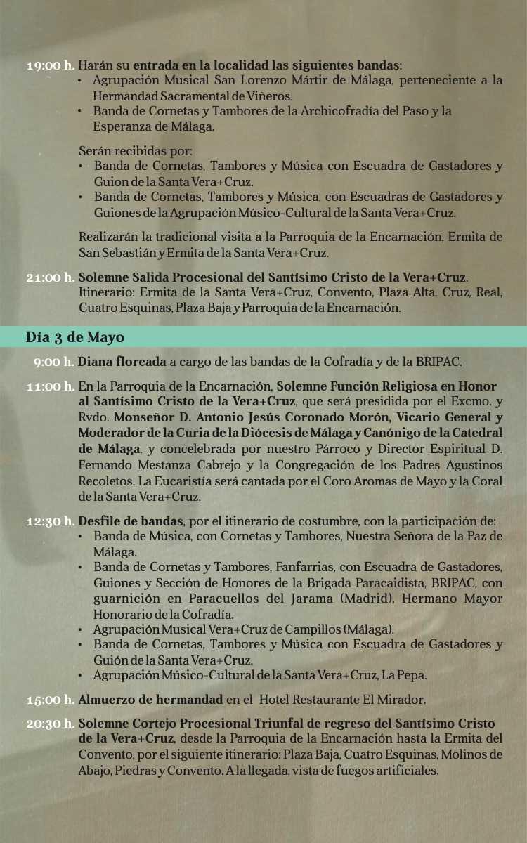 Día de la Cruz 2019. Alhaurín el Grande. Programa de actos y cultos. Día de la Cruz 2019. Alhaurín el Grande. Programa de actos y cultos.