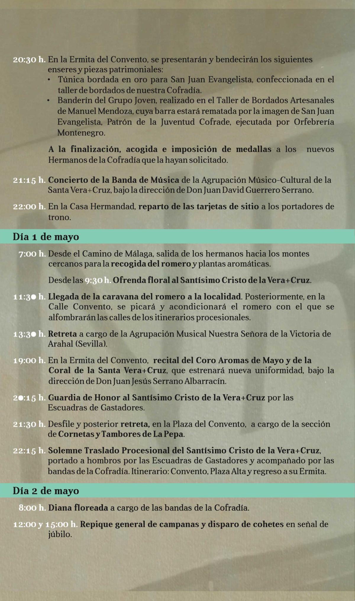 Día de la Cruz 2019. Alhaurín el Grande. Programa de actos y cultos. Día de la Cruz 2019. Alhaurín el Grande. Programa de actos y cultos.
