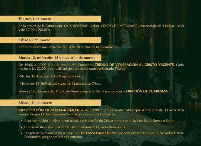 Semana Santa 2024. Alhaurín el Grande. Programa de actos y cultos. Semana Santa 2024. Alhaurín el Grande. Programa de actos y cultos.