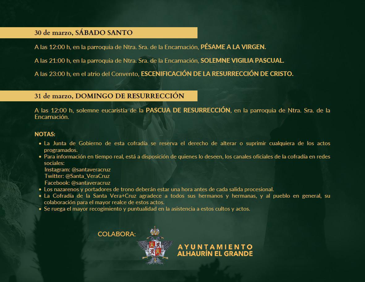 Semana Santa 2024. Alhaurín el Grande. Programa de actos y cultos. Semana Santa 2024. Alhaurín el Grande. Programa de actos y cultos.