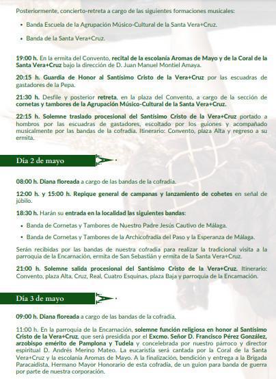 Día de la Cruz 2024. Programa de actos y solemnes cultos. Día de la Cruz 2024. Programa de actos y solemnes cultos.