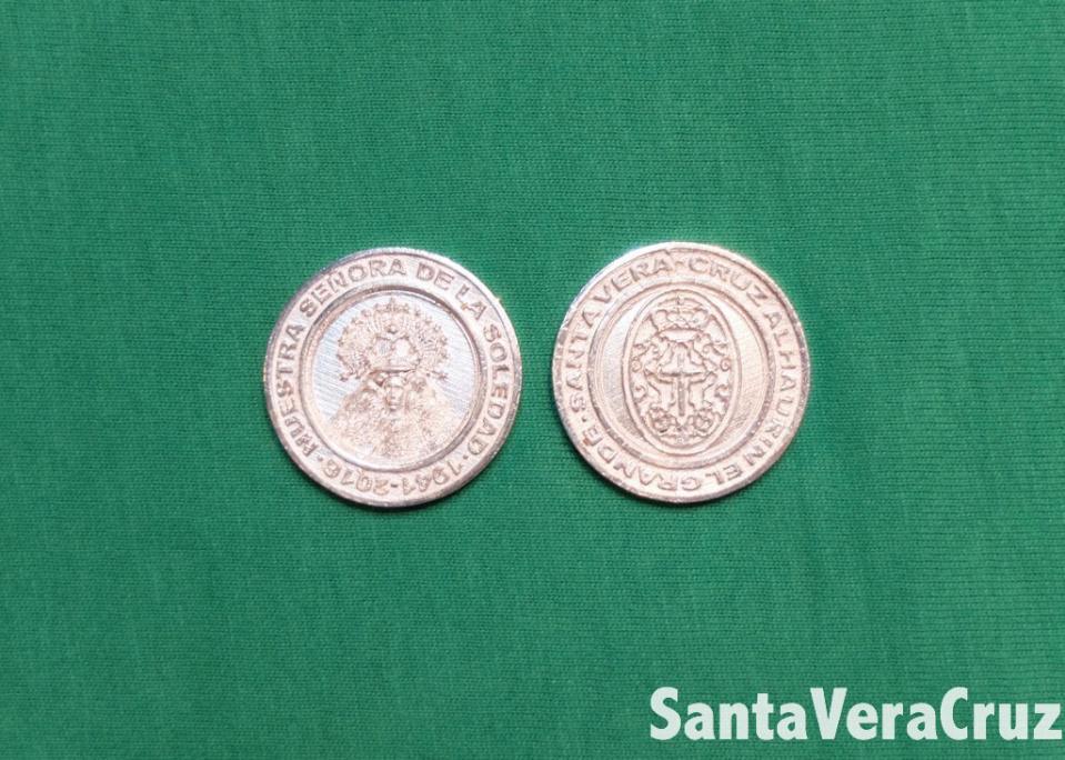 Monedas conmemorativas Aniversario Virgen de la Soledad Monedas conmemorativas Aniversario Virgen de la Soledad