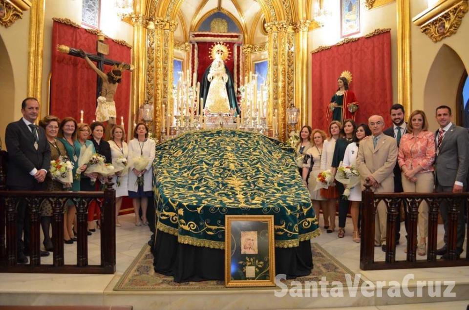 Presentación del nuevo Manto de María Santísima de la Soledad