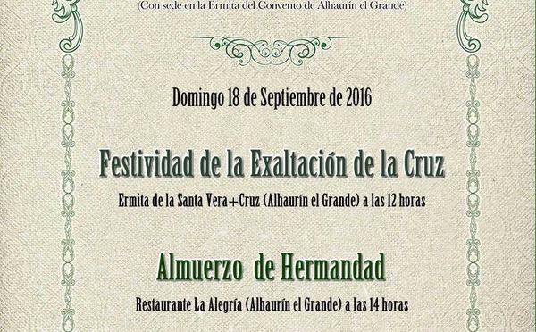 Festividad de la Exaltación de la Cruz y Almuerzo de Hermandad
