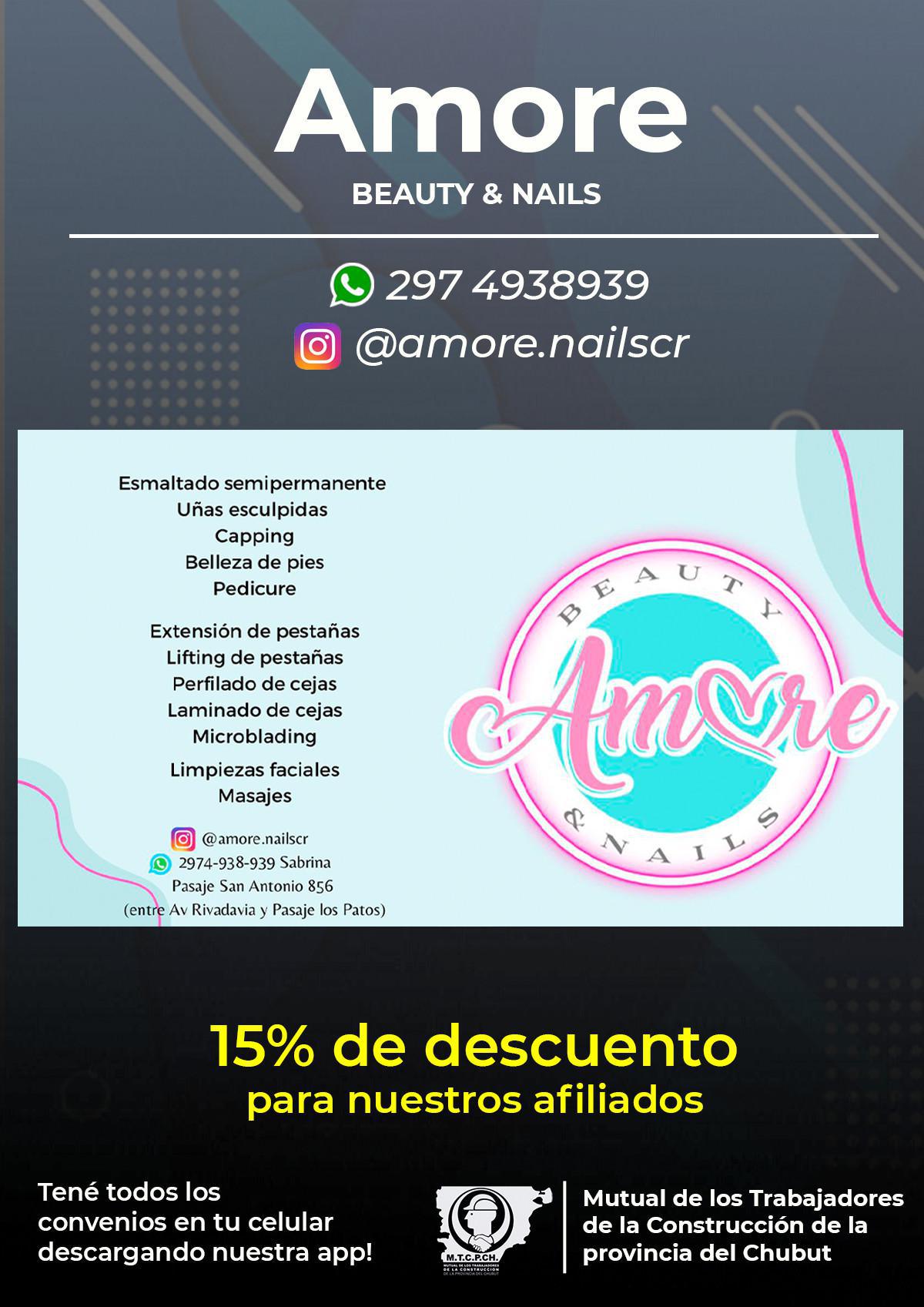 Nuevo convenio con Amore Beauty & Nails