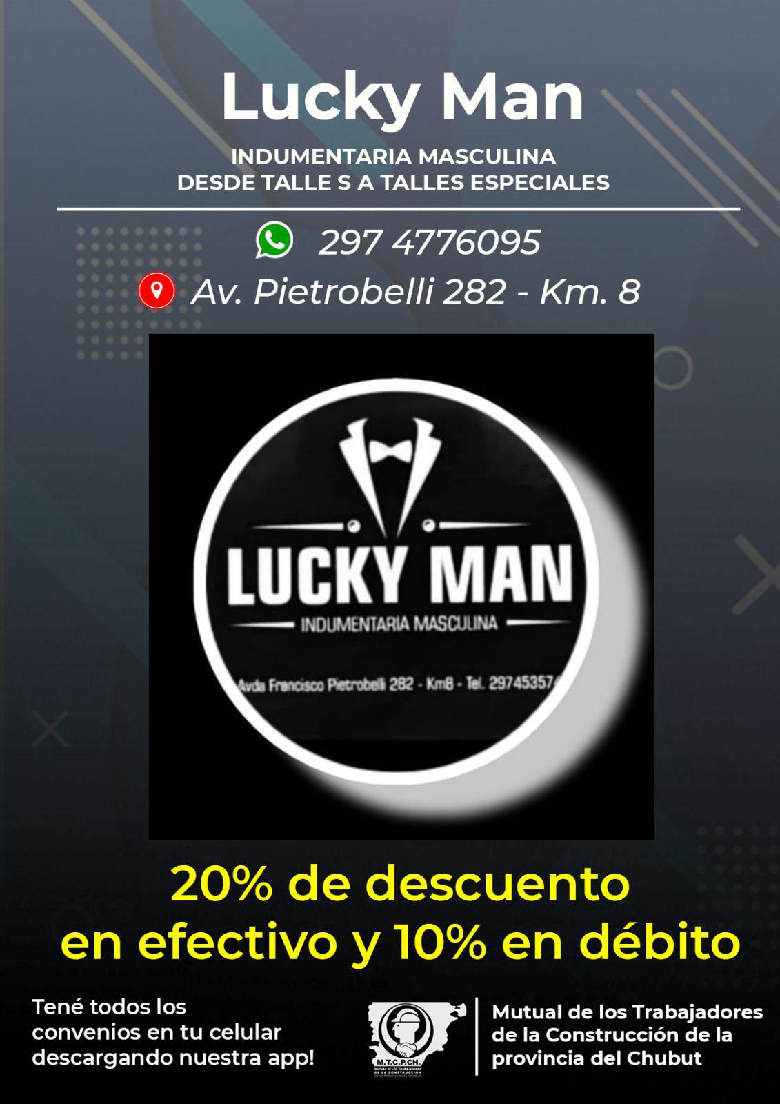 Nuevo convenio con Lucky Man