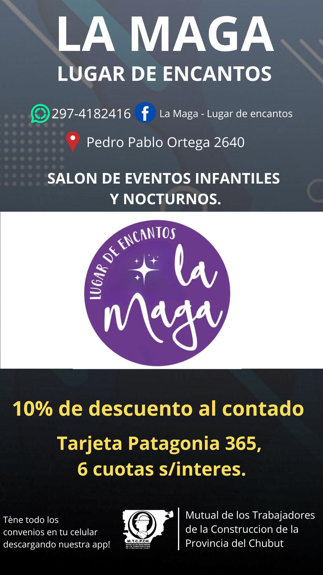 Nuevo convenio con Salón de eventos y pelotero - LA MAGA - Lugar de encantos.