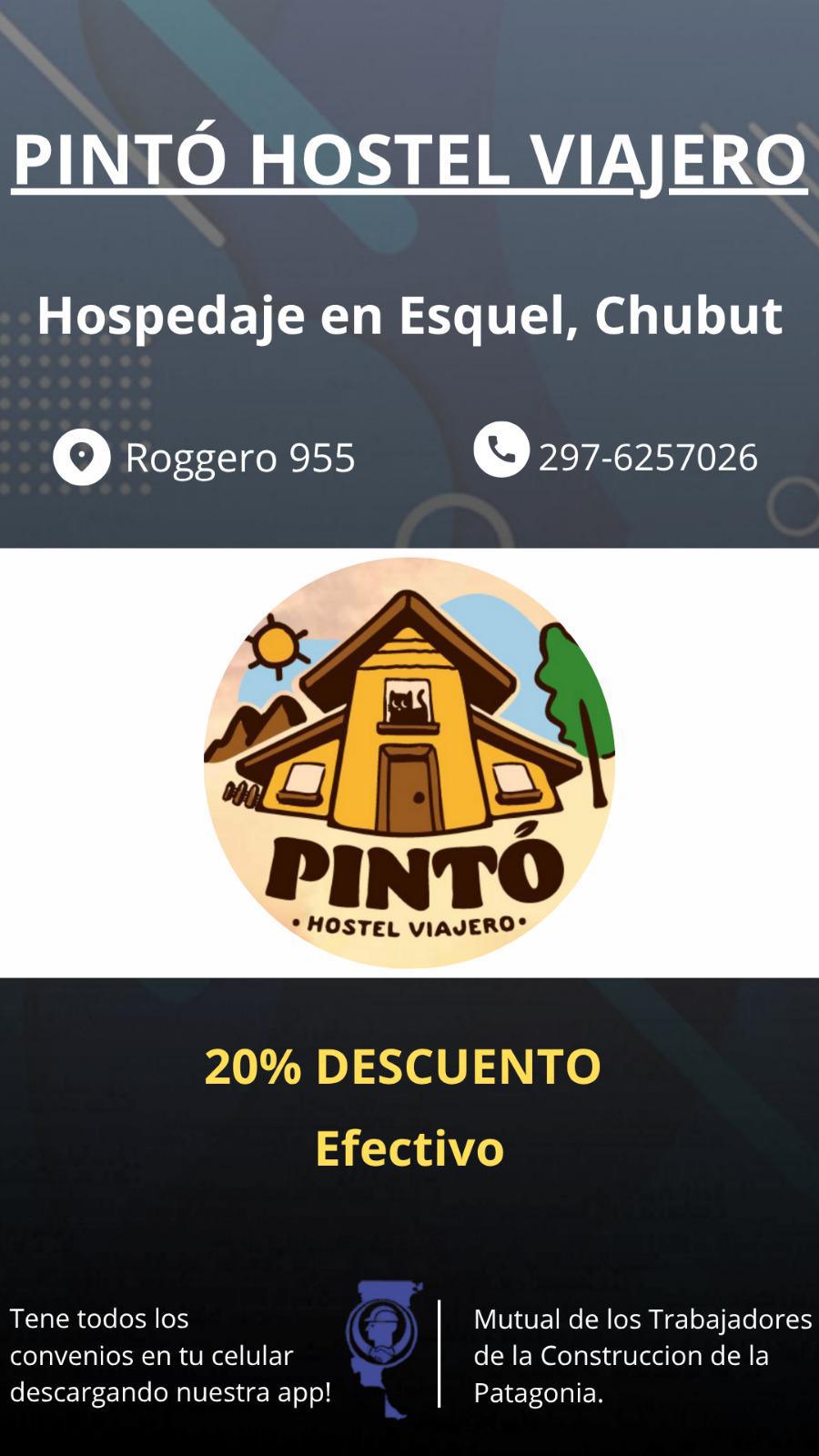 Hospedaje PINTÓ HOSTEL VIAJERO en Esquel, Chubut