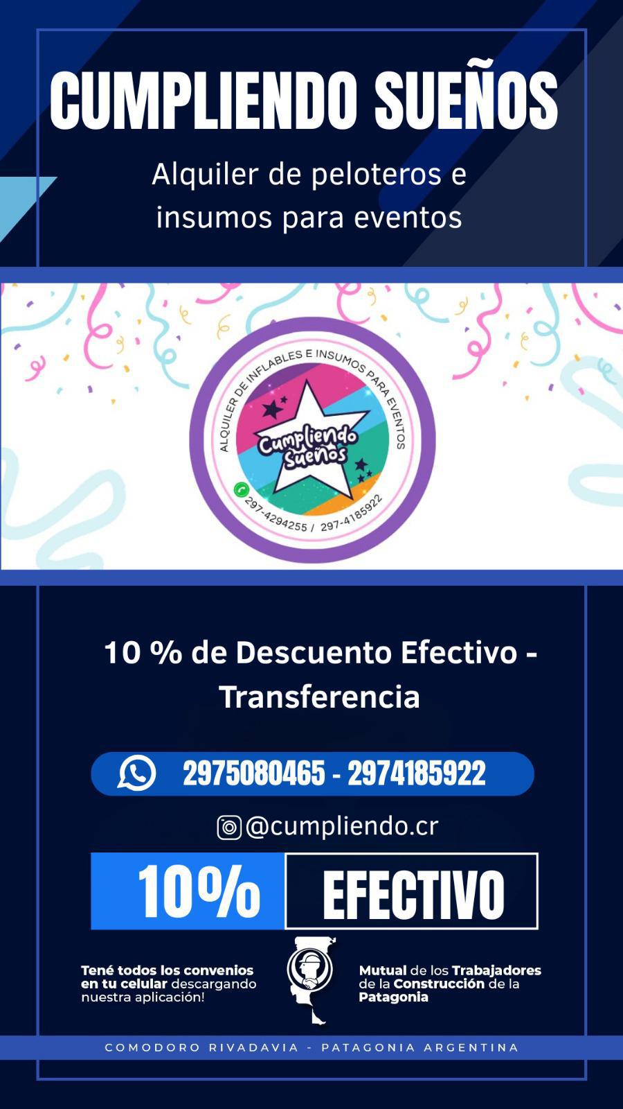 CUMPLIENDO SUEÑOS alquiler