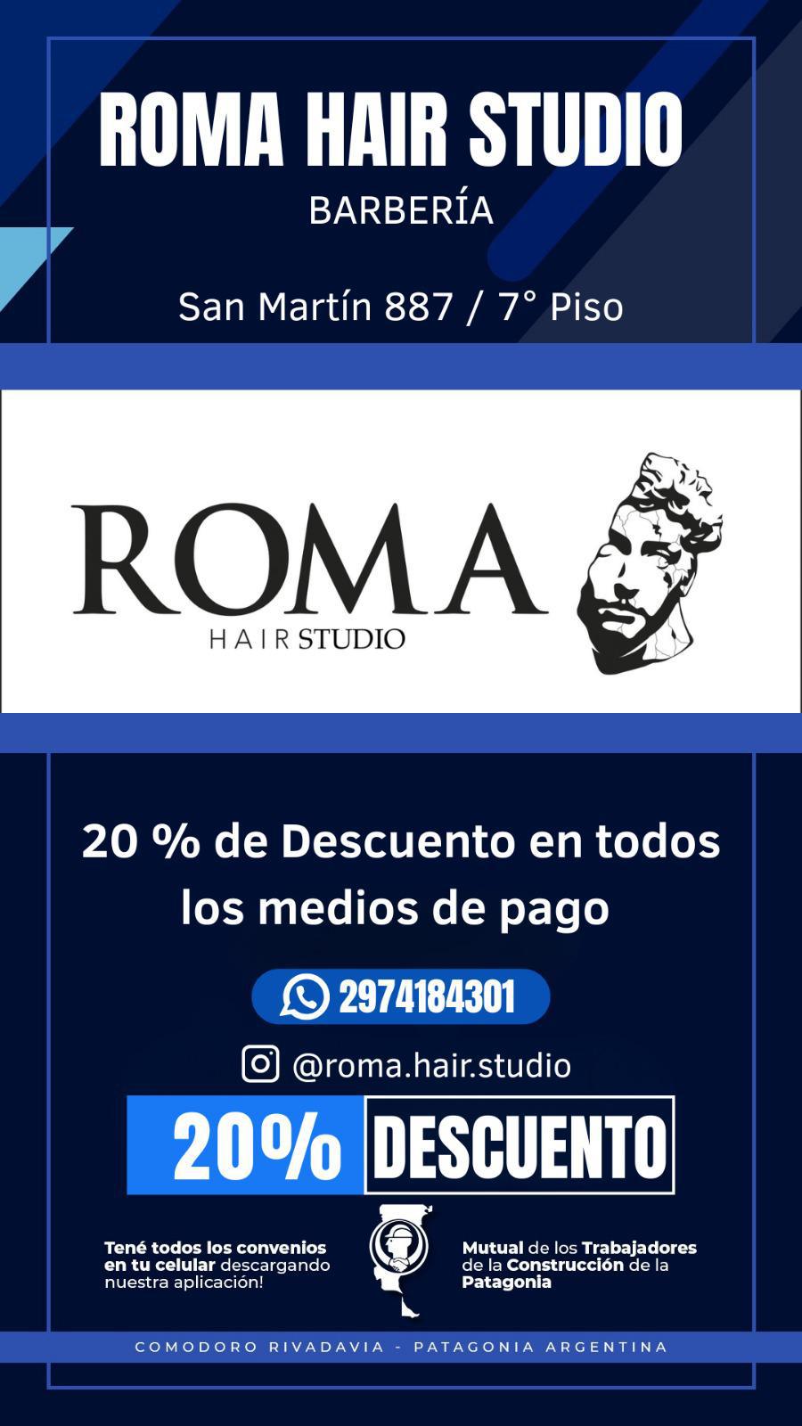 ROMA HAIR STUDIO Barberia