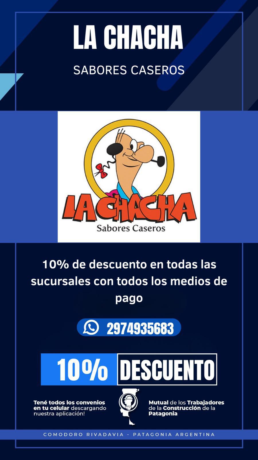 LA CHACHA Sabores Caseros