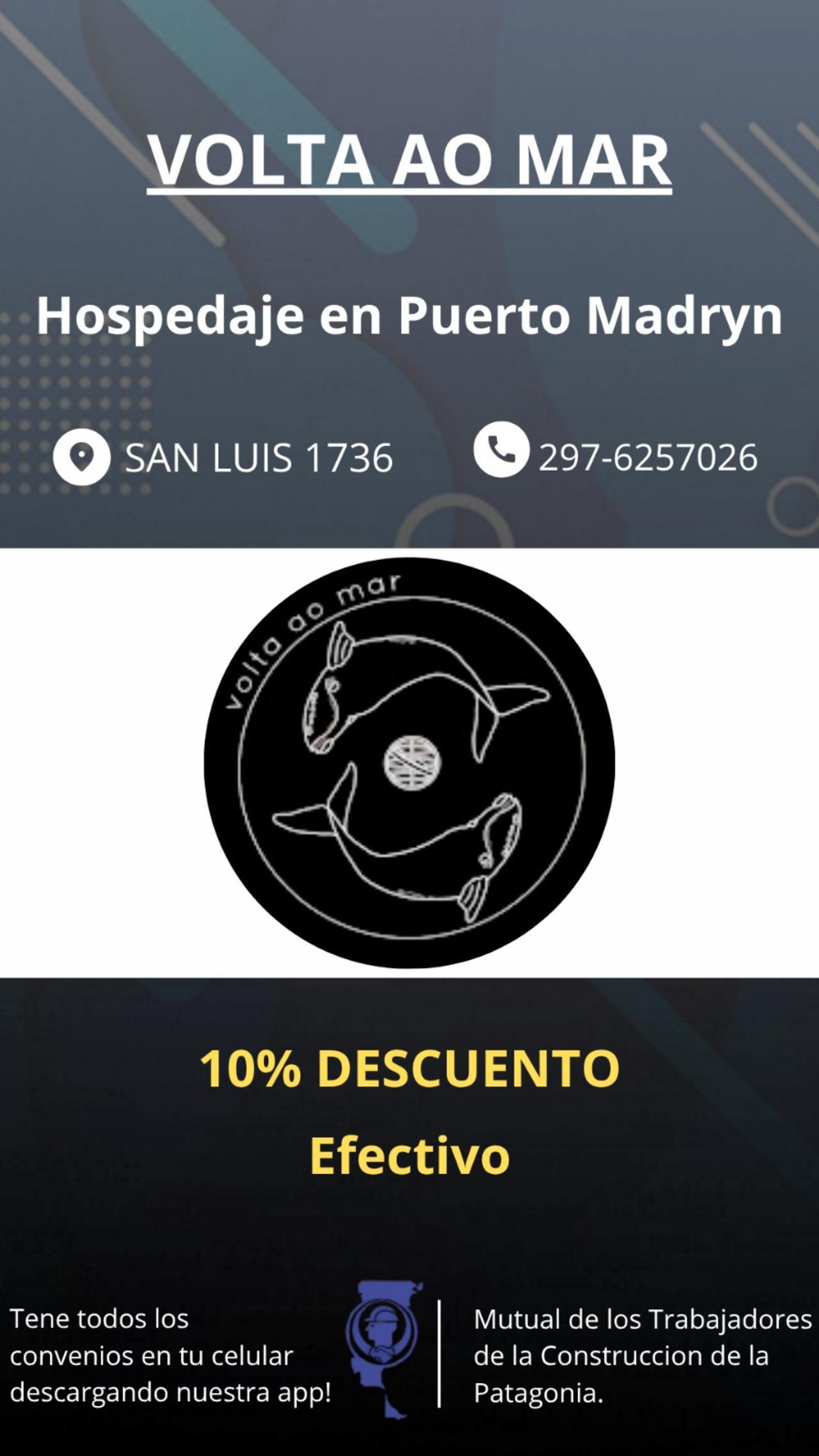 Hospedaje VOLTA AO MAR en Puerto Madryn