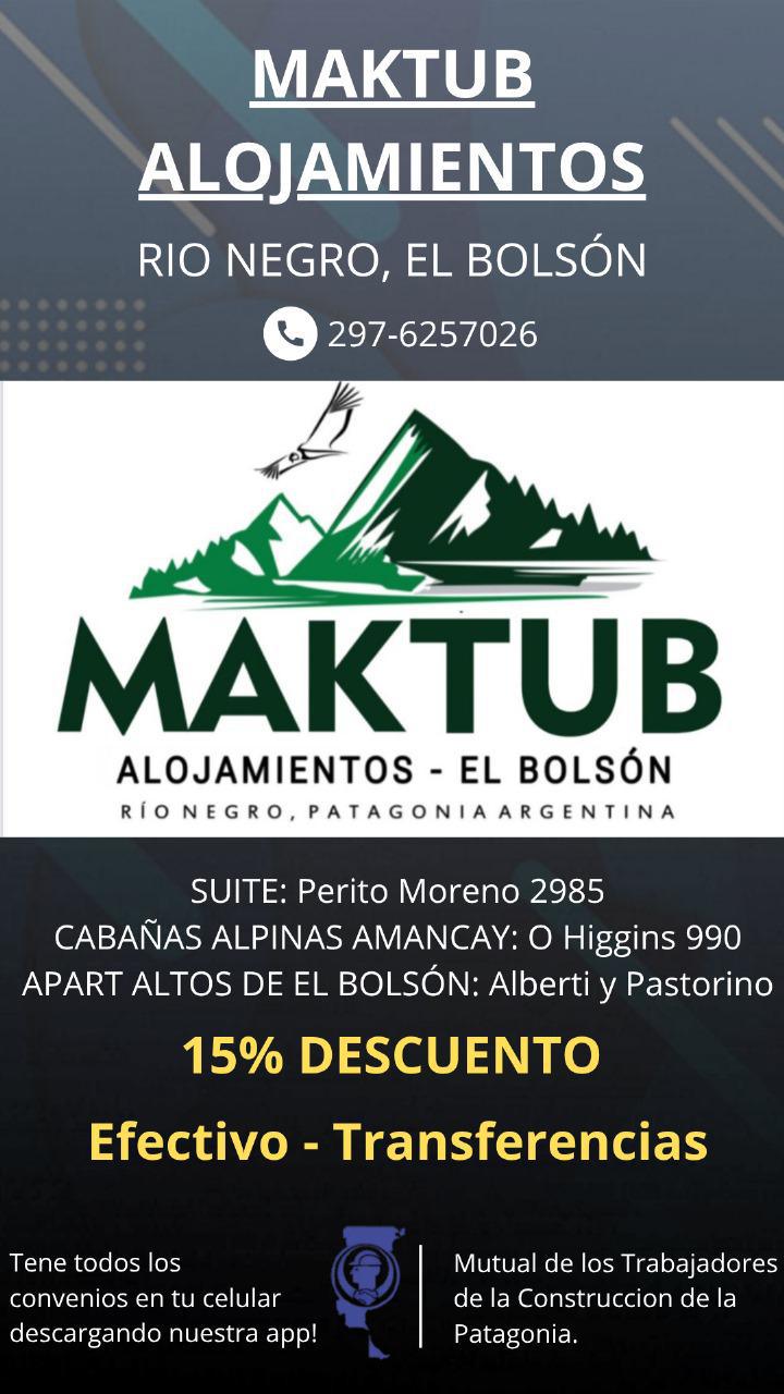 MAKTUB Alojamientos El  Bolsón