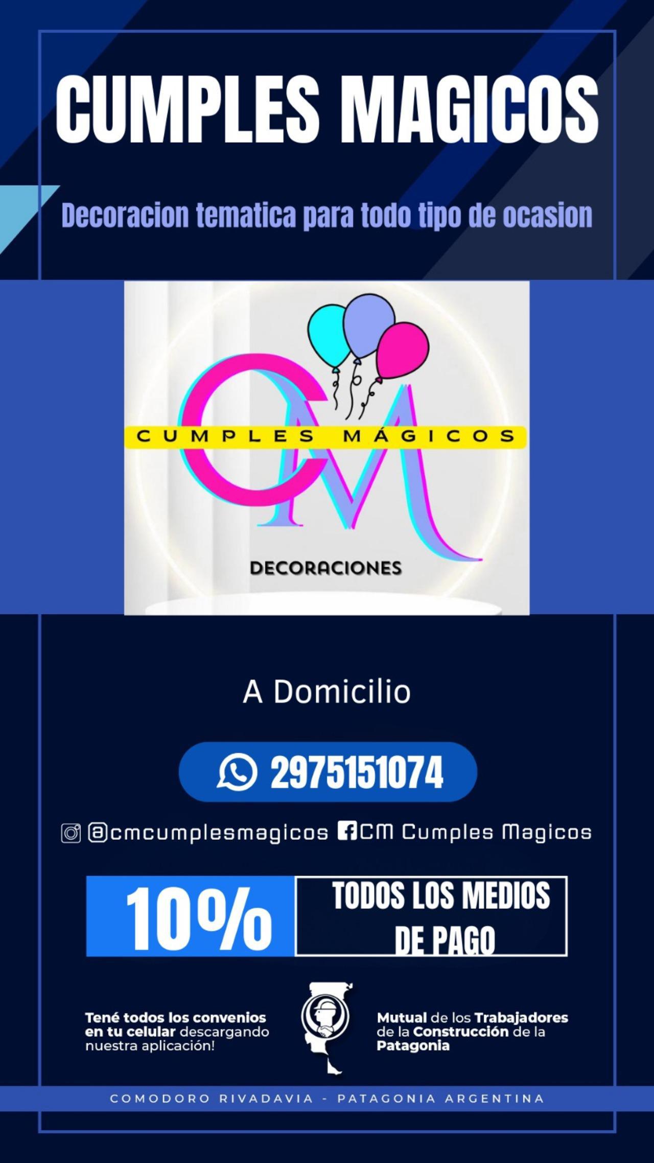 CUMPLES MAGICOS Decoraciones