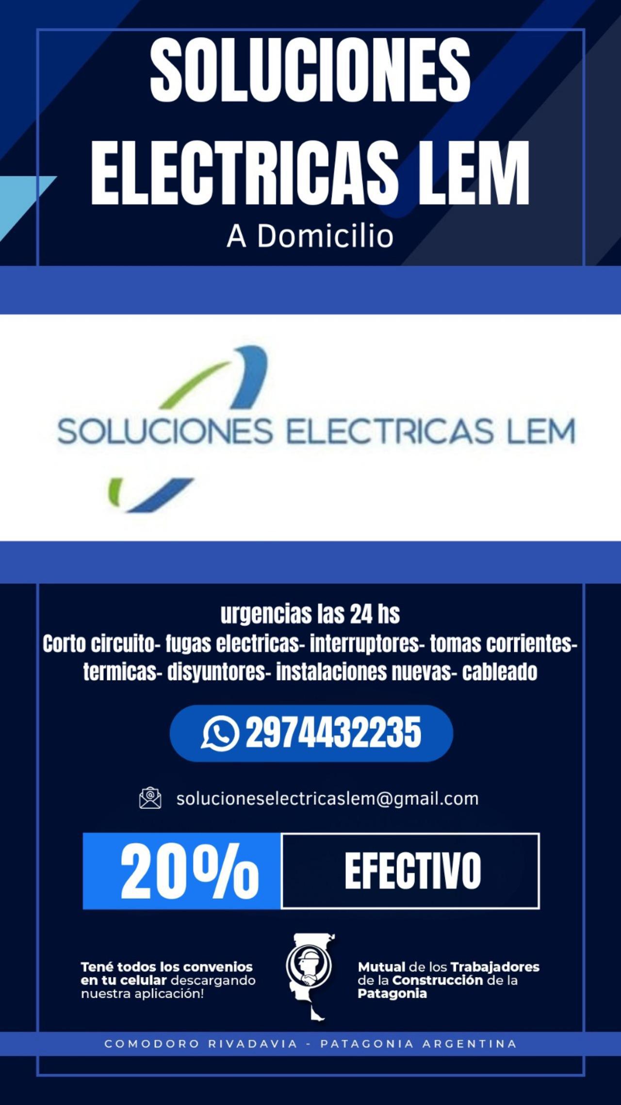 SOLUCIONES ELECTRICAS LEM