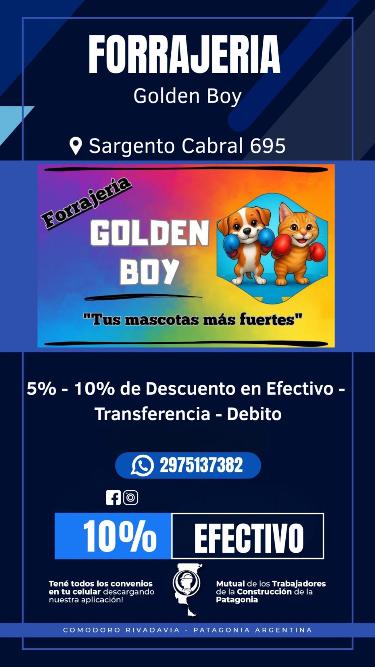 FORRAJERIA Golden boy