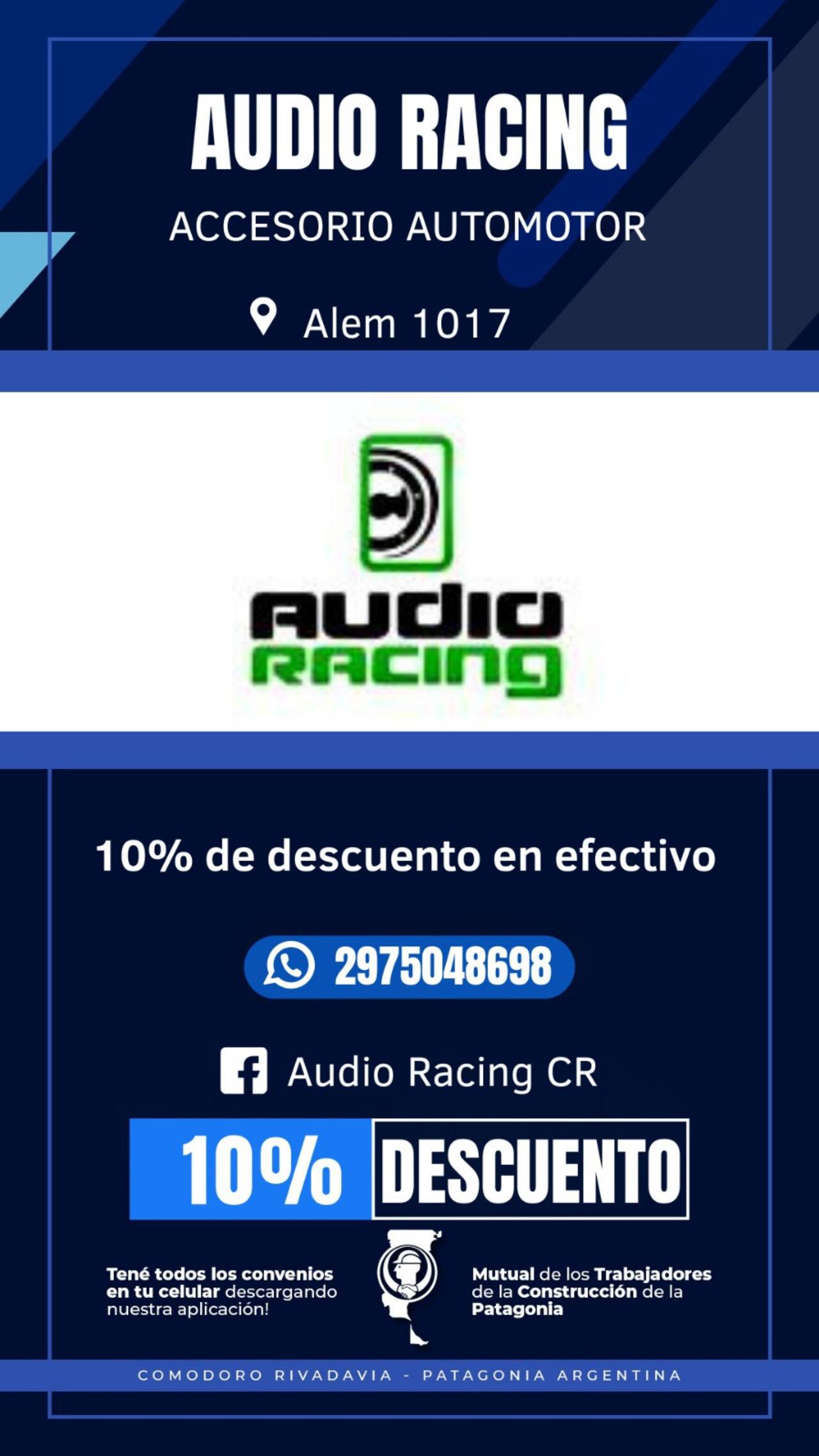 AUDIO RACING Accesorio Automotor