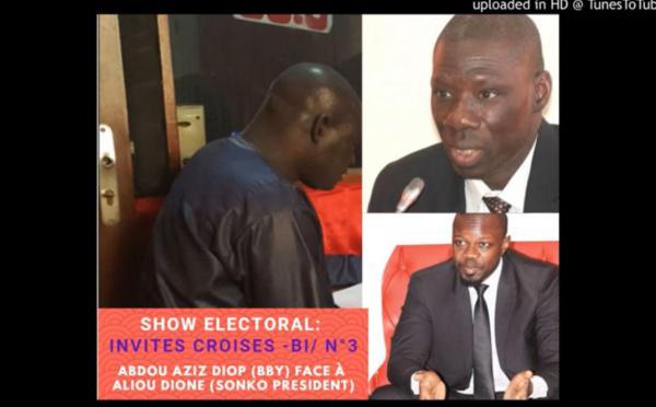 Show électoral avec Abdou Aziz Diop (Bby) face à Aliou Dionne (SonkoPrésident)