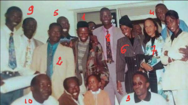 ​ARRÊT SUR IMAGE ! Il y a 21 ans, le maître Psk entouré de ses élèves: Aliou Sall, Yakham Mbaye, Thierno Birahim Fall...