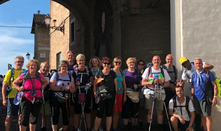 Pellegrini di San Casciano val di Pesa - arrivo a Loreto