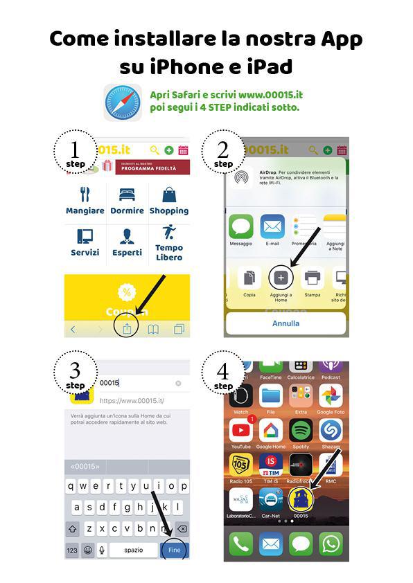 Come installare la nostra App su iPhone e iPad