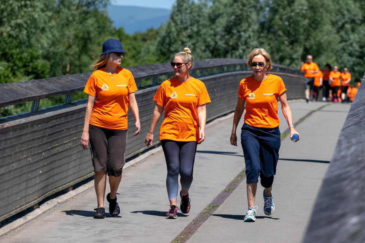 Element Six walking and watching in Limerick city for Limerick Suicide Watch