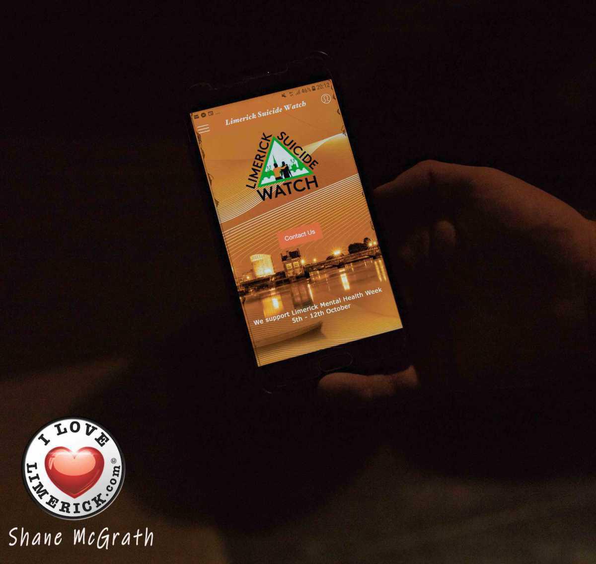 Limerick Suicide Watch App launches for free online mental health by Richard Lynch, (I love Limerick ) Limerick Suicide Watch App launches for free online mental health by Richard Lynch, (I love Limerick )