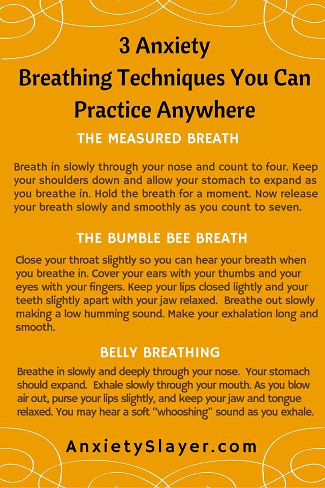 Breathing Techniques you can practice anywhere 