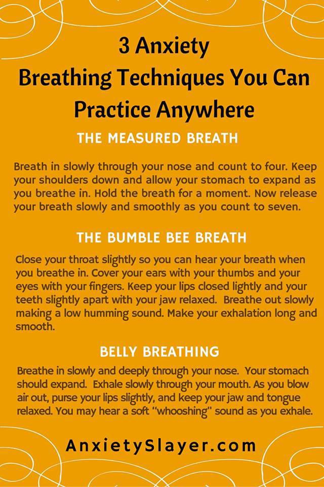 Breathing Techniques you can practice anywhere